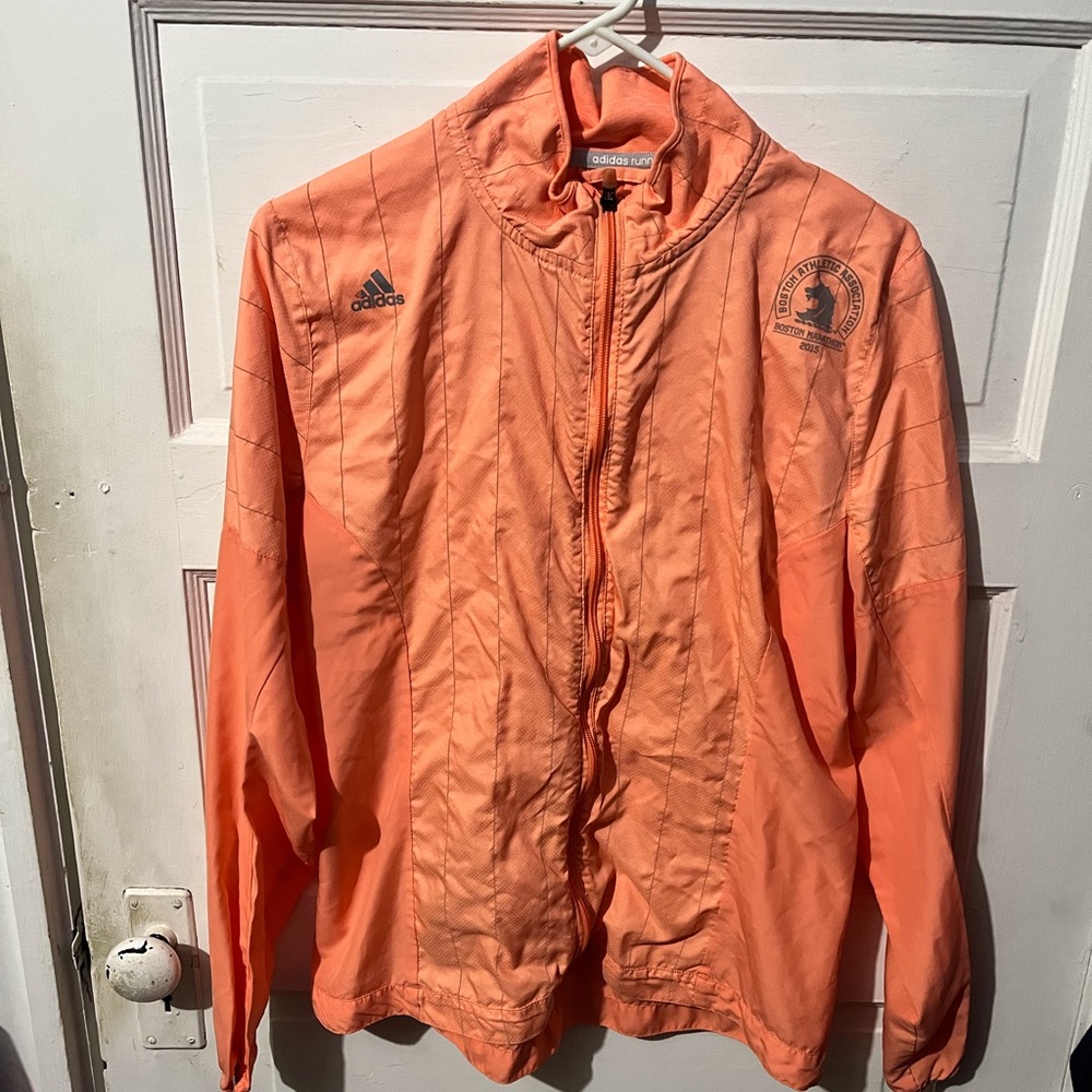 Adidas Boston Marathon Windbreaker Size L